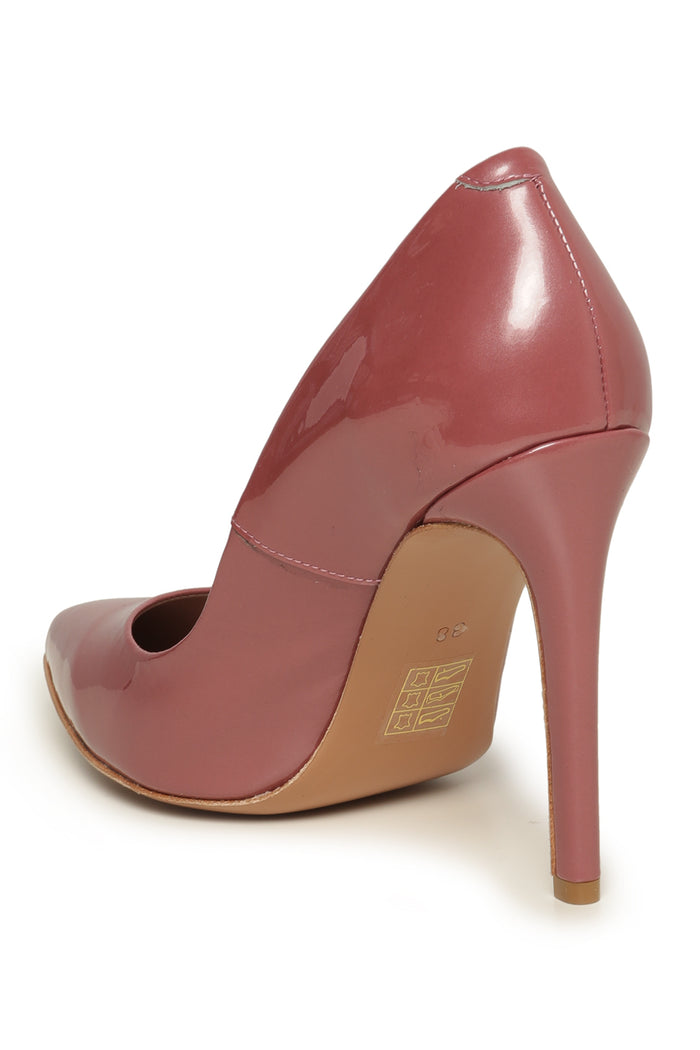 Patent Leather Stiletto Pumps – Pastel Pink