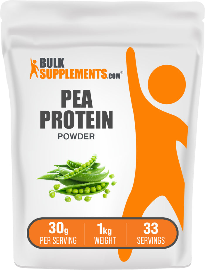 BulkSupplements.com Pea Protein Powder 1kg bag image