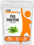 BulkSupplements.com Pea Protein Powder 1kg bag image