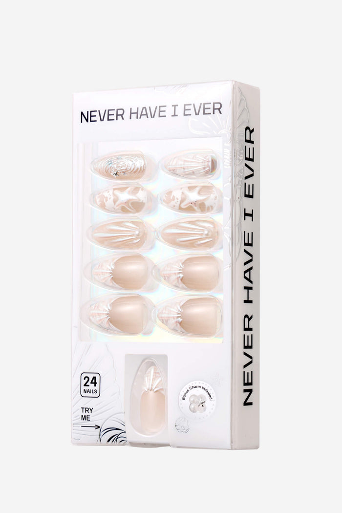 PEARLY GIRL - ALMOND PRESS-ON NAILS