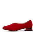 Pointed Tip Suede Ballerinas - Cesare Gaspari