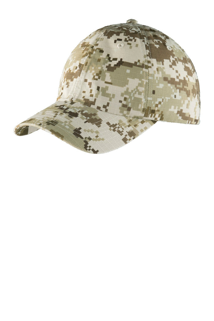 Port Authority C925 Digital Ripstop Camouflage Cap
