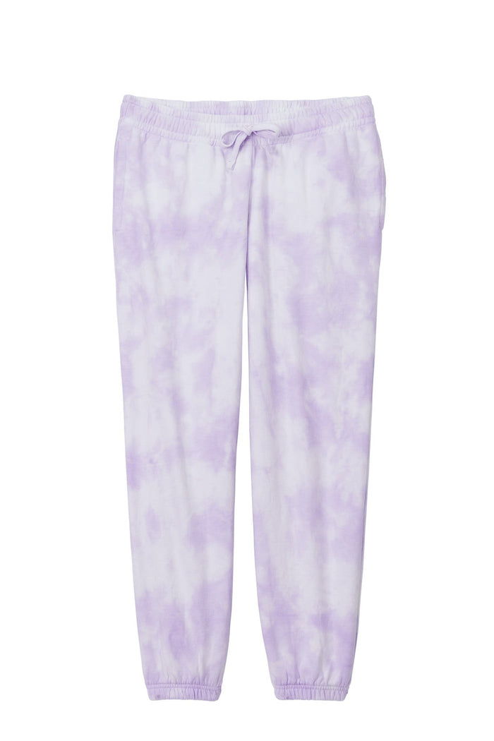 Port & Co LPC140P Women's Beach Wash Cloud Tie-Dye Sweatpant