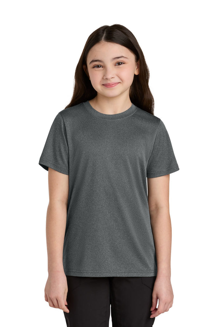 Port & Co PC390Y Youth Heather Performance Tee