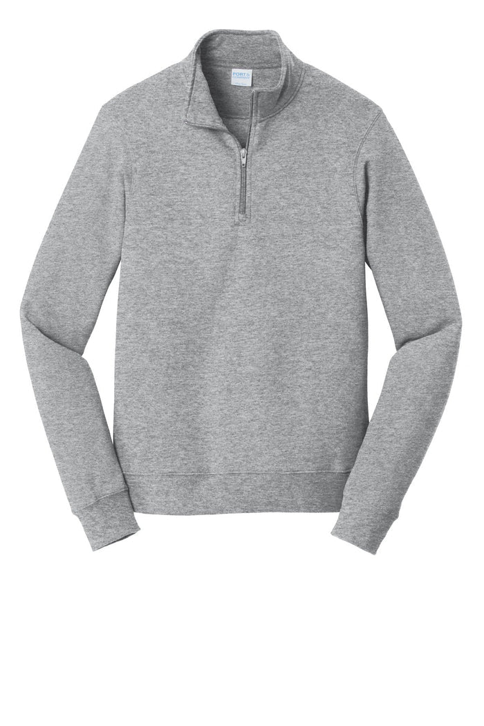 Port & Co PC850Q Fan Favorite Fleece 1/4-Zip Pullover Sweatshirt