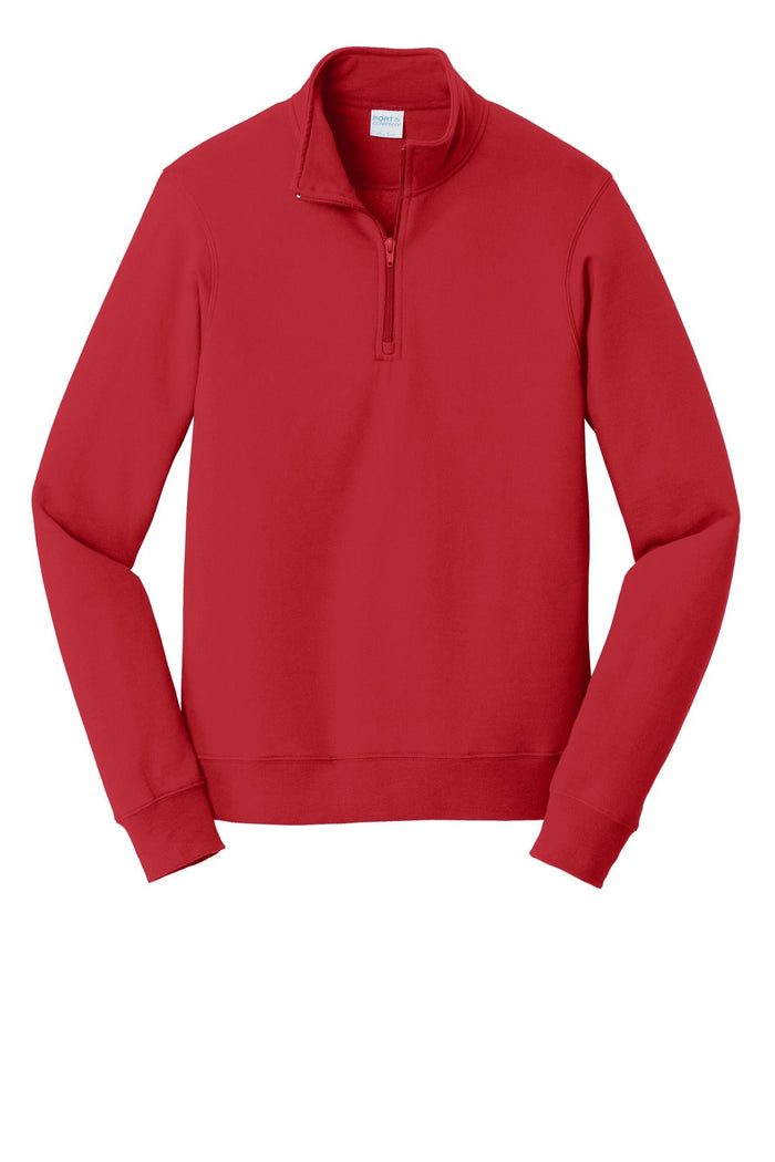 Port & Co PC850Q Fan Favorite Fleece 1/4-Zip Pullover Sweatshirt