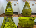 Premium Handmade Macramé Hanging Swing Chair | Indoor & Outdoor
