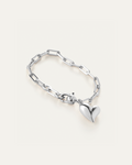 JENNY BIRD Puffy Heart Bracelet Silver Bracelet For Women