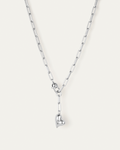 JENNY BIRD Puffy Heart Necklace Silver Necklace For Women