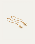 JENNY BIRD Puffy Heart Threader Earrings Gold Earrings For Women