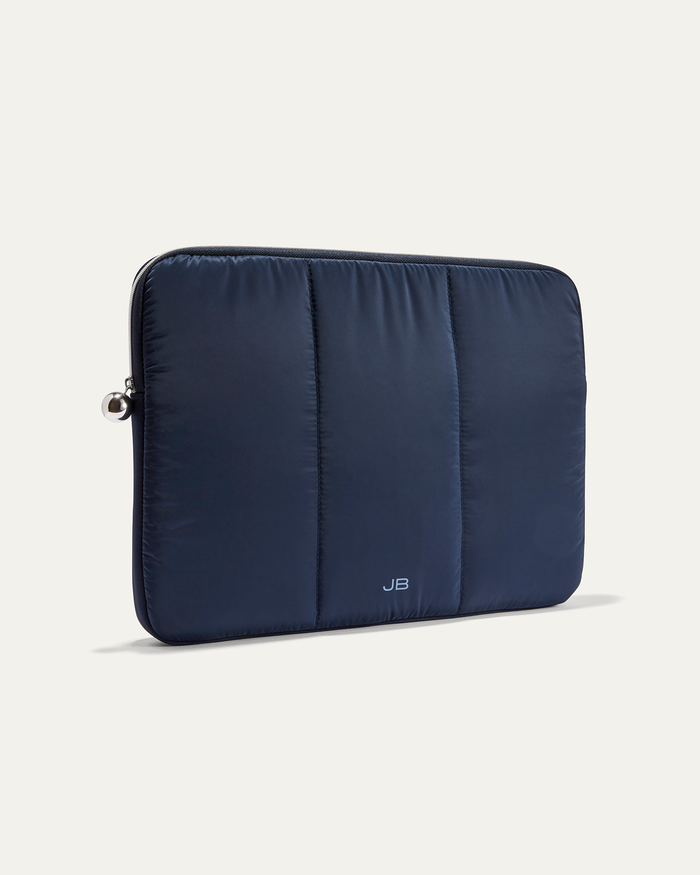 JENNY BIRD Puffy Laptop Sleeve - 13-14" Navy Laptop Sleeve For Women