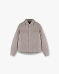 Quilted Overshirt - Mid Grey