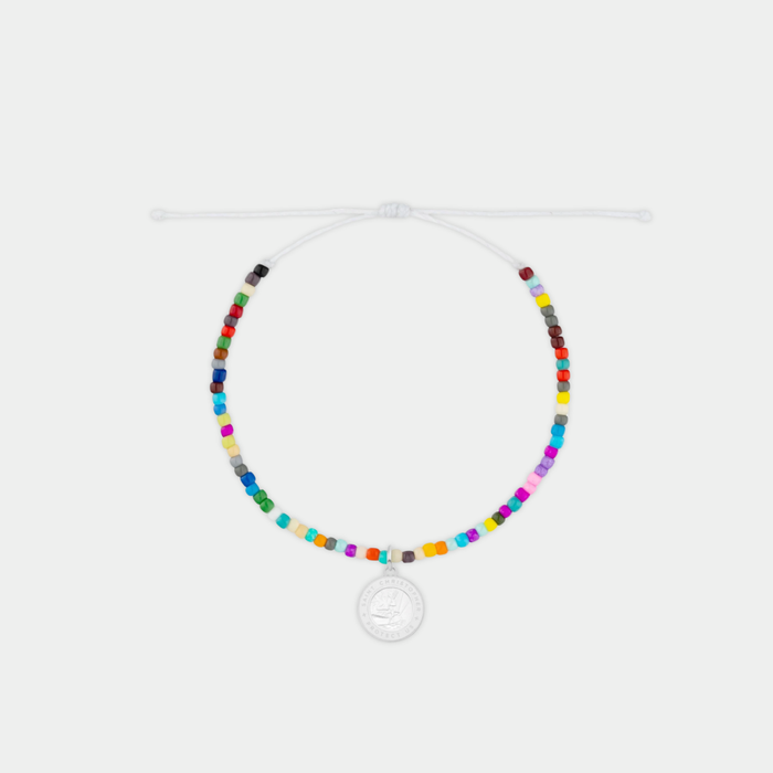 Rainbow Beaded Bracelet
