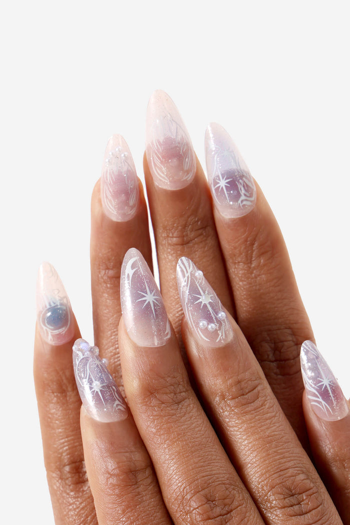 Rave Princess - Almond Press-On Nails