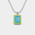 Rectangle - Aqua / Kiwi