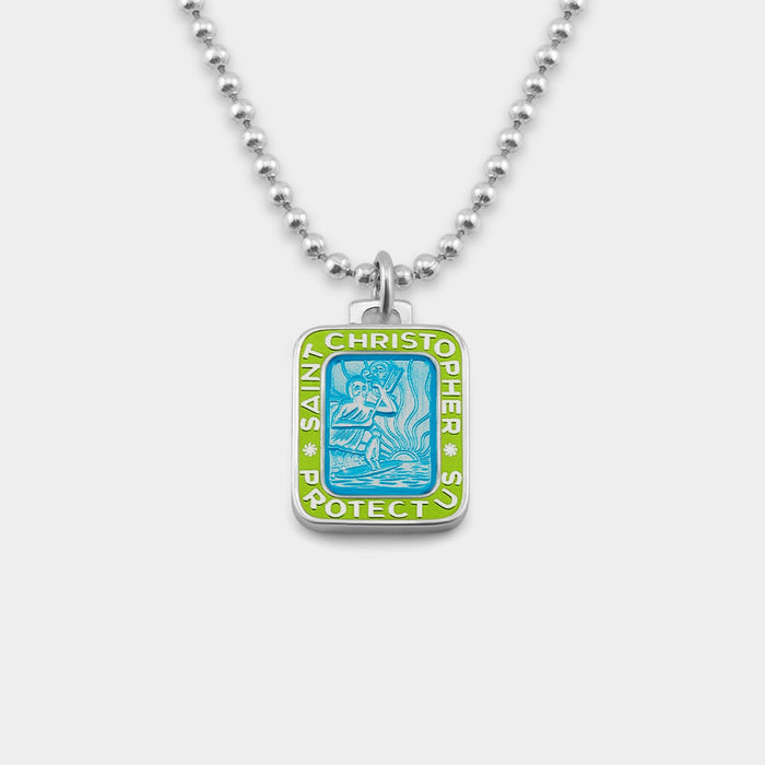 Rectangle - Aqua / Kiwi