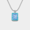 Rectangle - Denim Blue / Teal