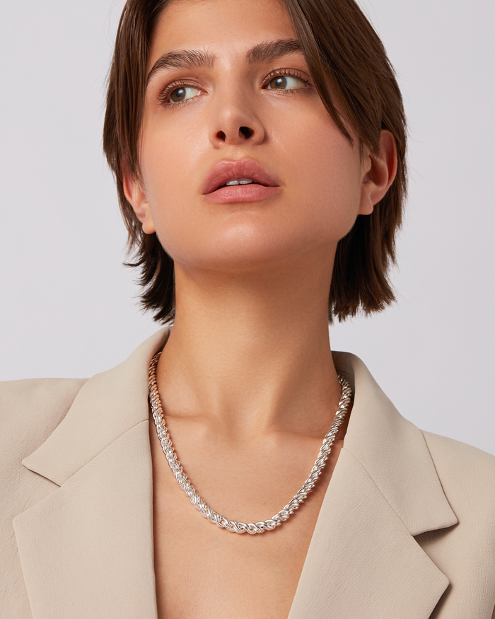 JENNY BIRD Rizzo Necklace Silver Necklace For Women