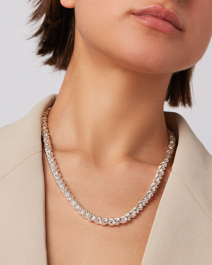JENNY BIRD Rizzo Necklace Silver Necklace For Women