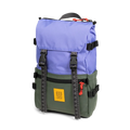 Front View of Topo Designs Rover Pack Classic in "Very Peri / Forest"