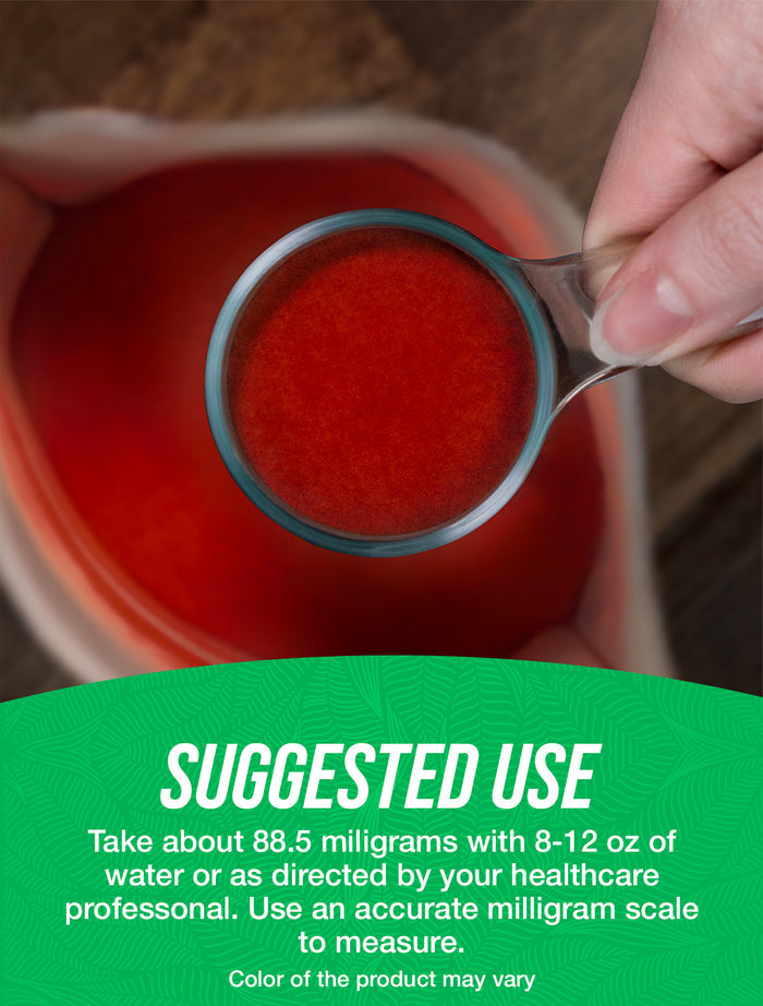 Saffron Extract Powder Suggested Use Image