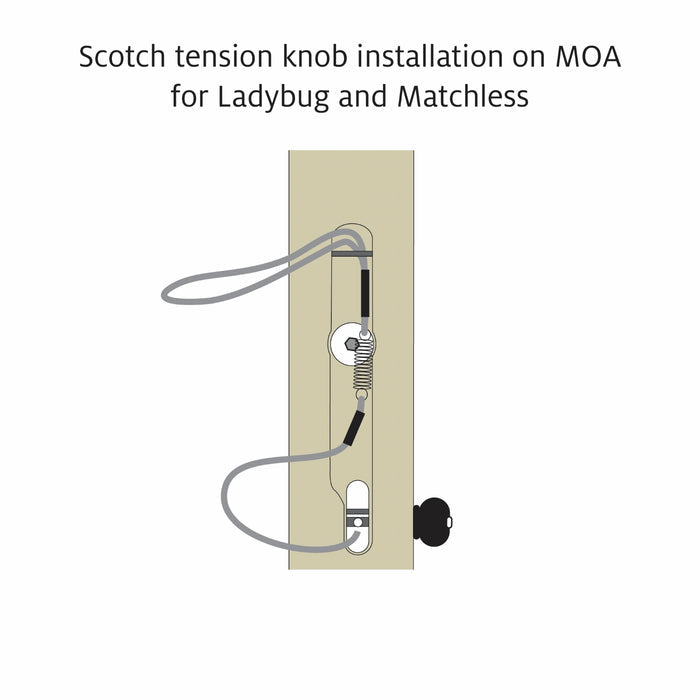 Scotch Tension Knob for Ladybug, Matchless, and Sidekick