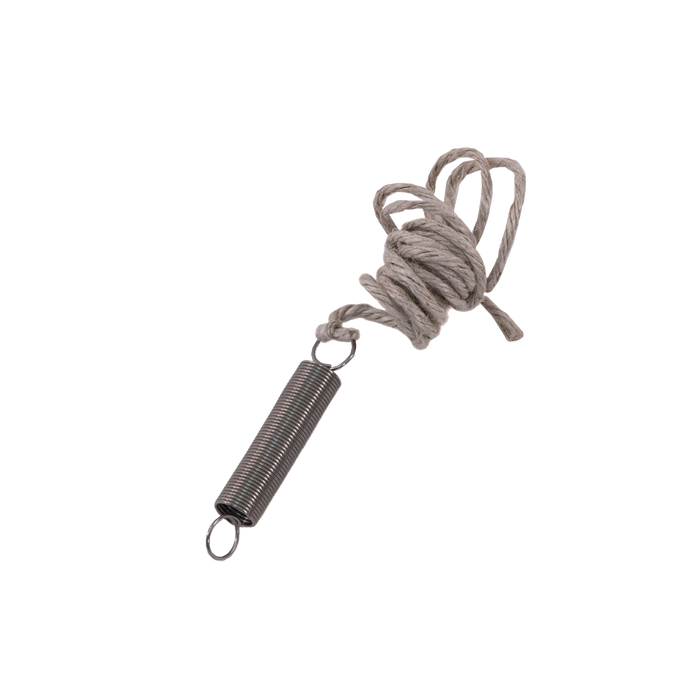 Scotch Tension Spring-and-String for Spinning Wheels