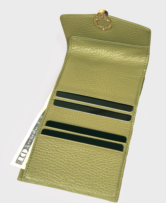Double-C Wallet - Artichoke Wallets & Money Clips Cafuné