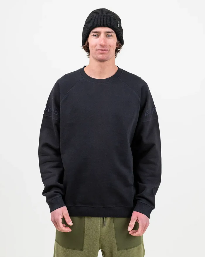 Sierra Organic Cotton Sweatshirt | Jones Sierra Organic Cotton Sweatshirt Jones Snowboards High Performance 7630949122063 J.26.HOM.CRW.BK.1XS.1