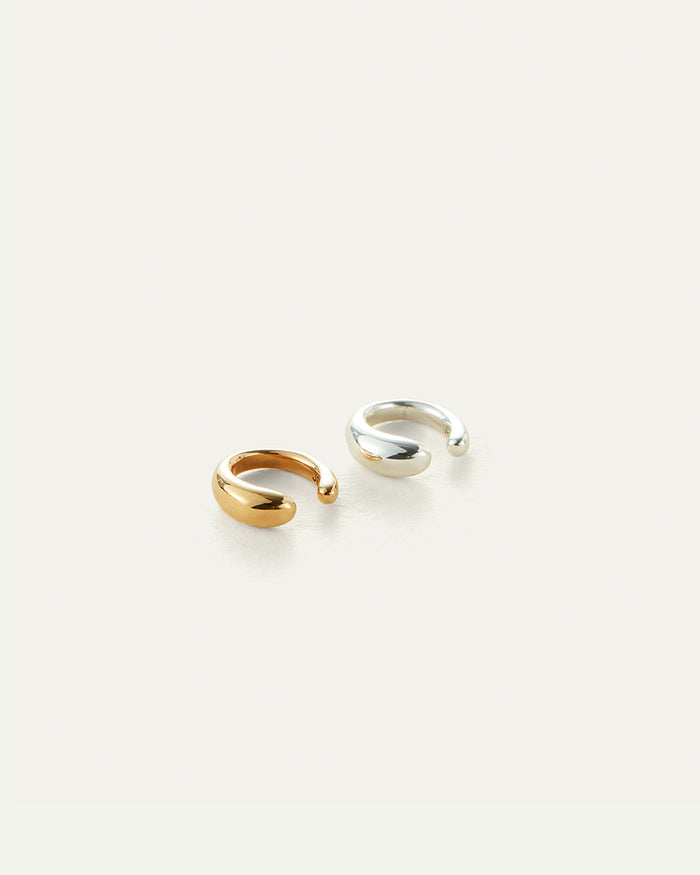 JENNY BIRD Sila Ear Cuff Set - Small Two Tone Ear Cuff For Women