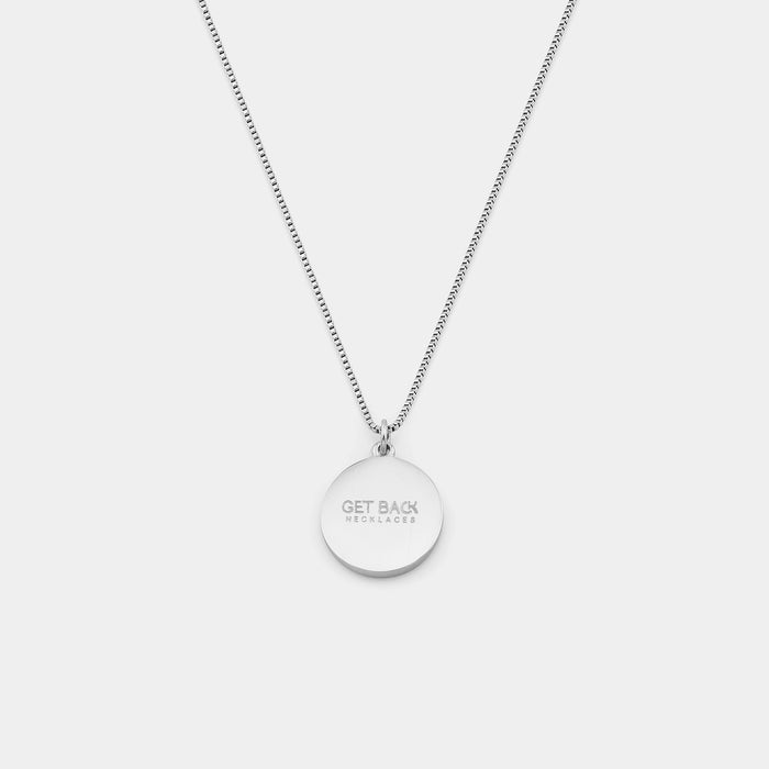 Silver St. Christopher Medallion Necklace