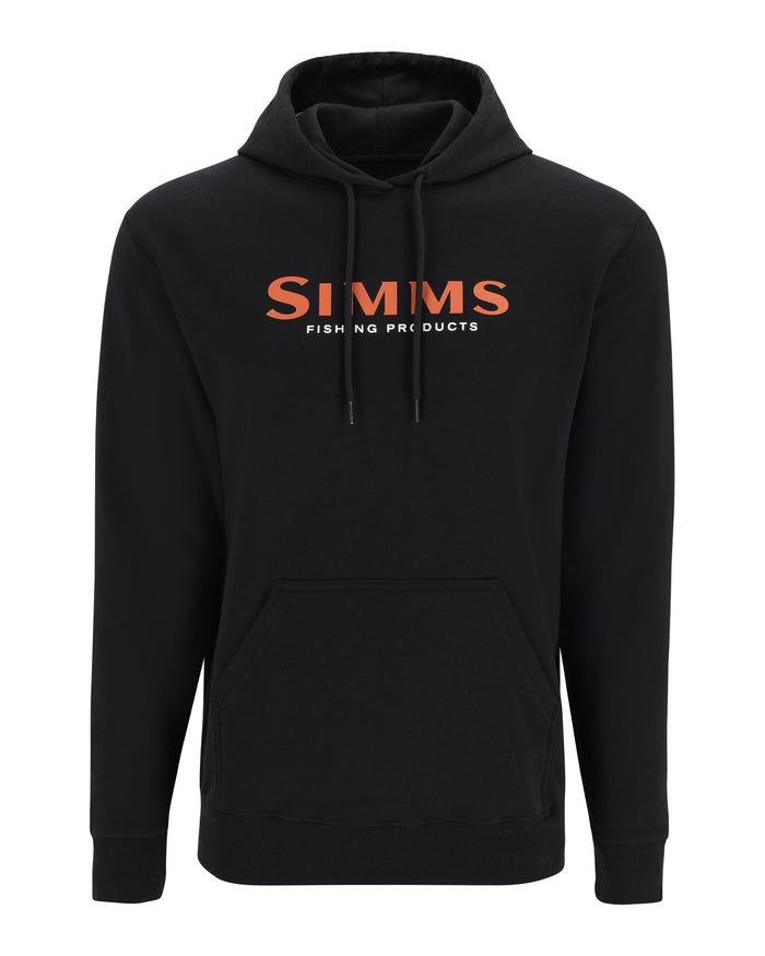 unisex-simms-logo-hoody Black
