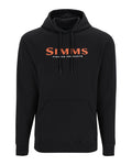 unisex-simms-logo-hoody Black