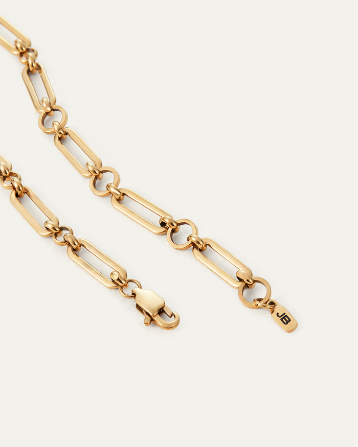 JENNY BIRD Waterproof Slim Mercer Anklet Gold Anklet For Women
