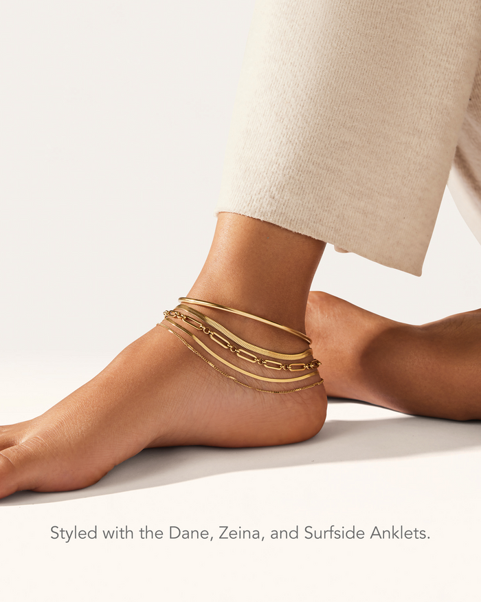 Slim Mercer Anklet