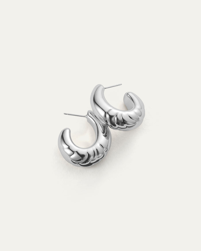 Slim Nelle Hoop Earrings
