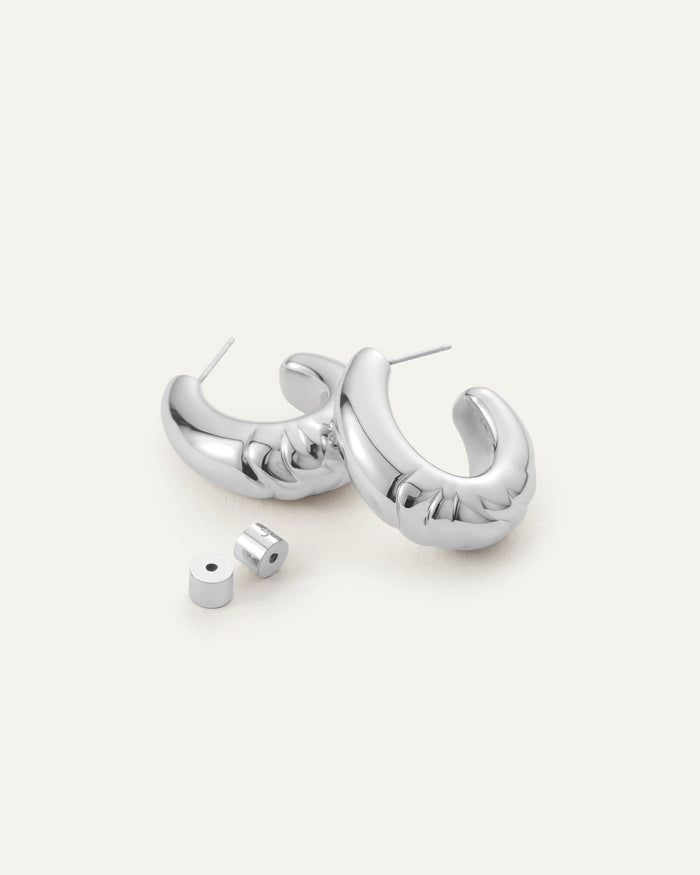 Slim Nelle Hoop Earrings
