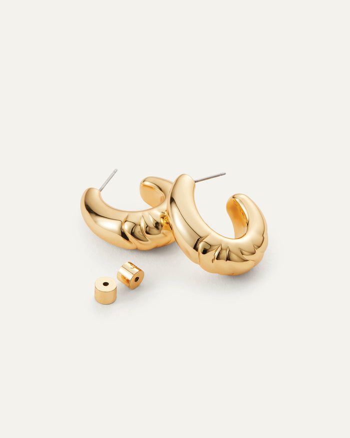 Slim Nelle Hoop Earrings