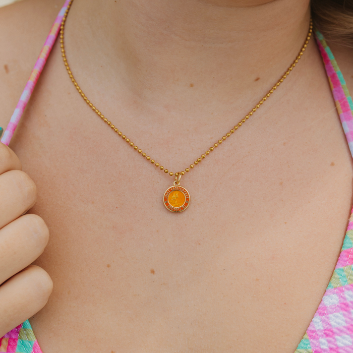 Small - Gold Orange / Orange