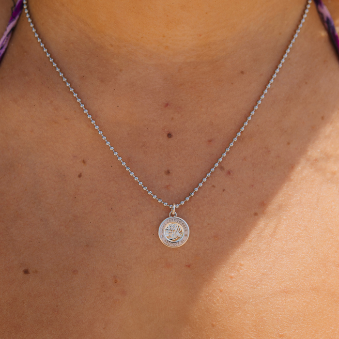 Small - Silver / Petal