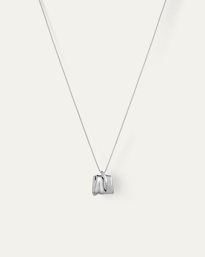 JENNY BIRD Small Sundra Pendant Necklace Silver Pendant Necklace For Women
