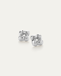 JENNY BIRD Small Woven Square Earrings Silver Earrings For Women