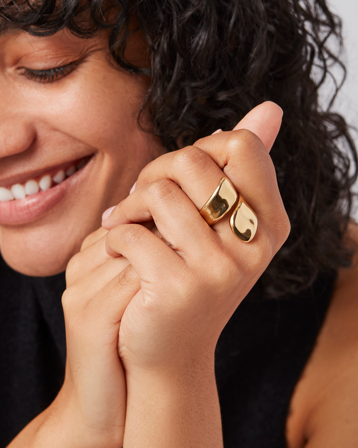 JENNY BIRD Waterproof Solene Ring Gold Ring For Women