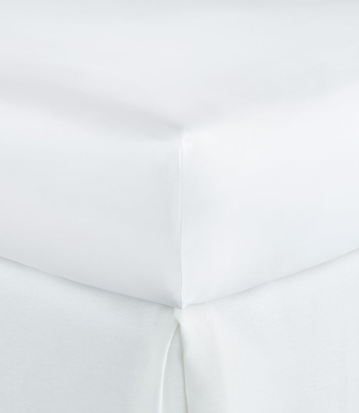 Soprano Sateen Fitted Sheet White