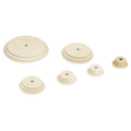 Spinning Wheel Whorls, Maple and Cherry