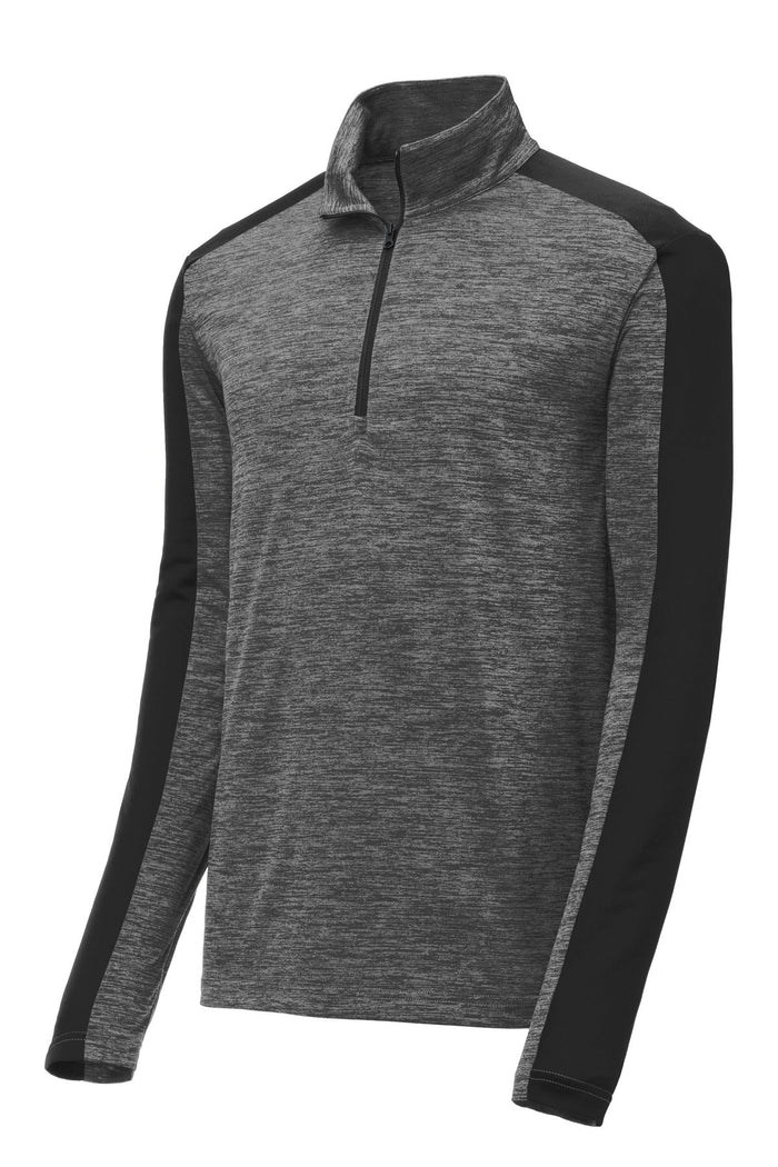 Sport-Tek ST397 PosiCharge Electric Heather Colorblock 1/4-Zip Pullover