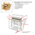 Square Beam for Standard Floor Loom