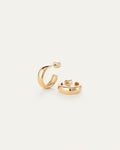 JENNY BIRD Waterproof Staple Hoop Earrings - Small Gold Hoop Earrings For Women
