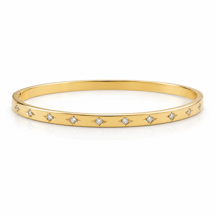 Starburst Bangle Bracelet