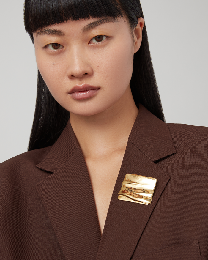 JENNY BIRD Sundra Brooch Gold Brooch For Women